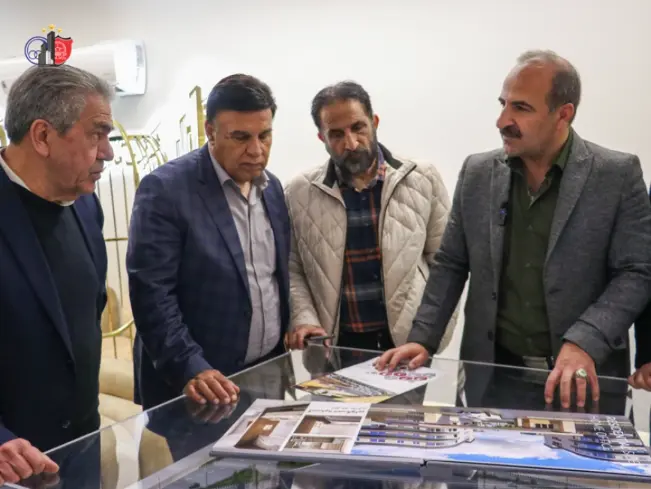 بازدید پیشکسوتان استقلال از پروژه ماه لند