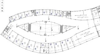 پلان محدوده تجاری طبقه اول