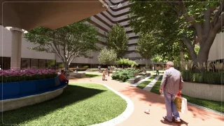 فضای سبز پروژه فورسیزن