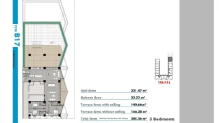B2 پلان 385 متری پروژه فورسیزن