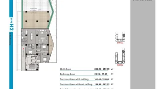 H2 پلان های 419 الی 423 متری پروژه فورسیزن